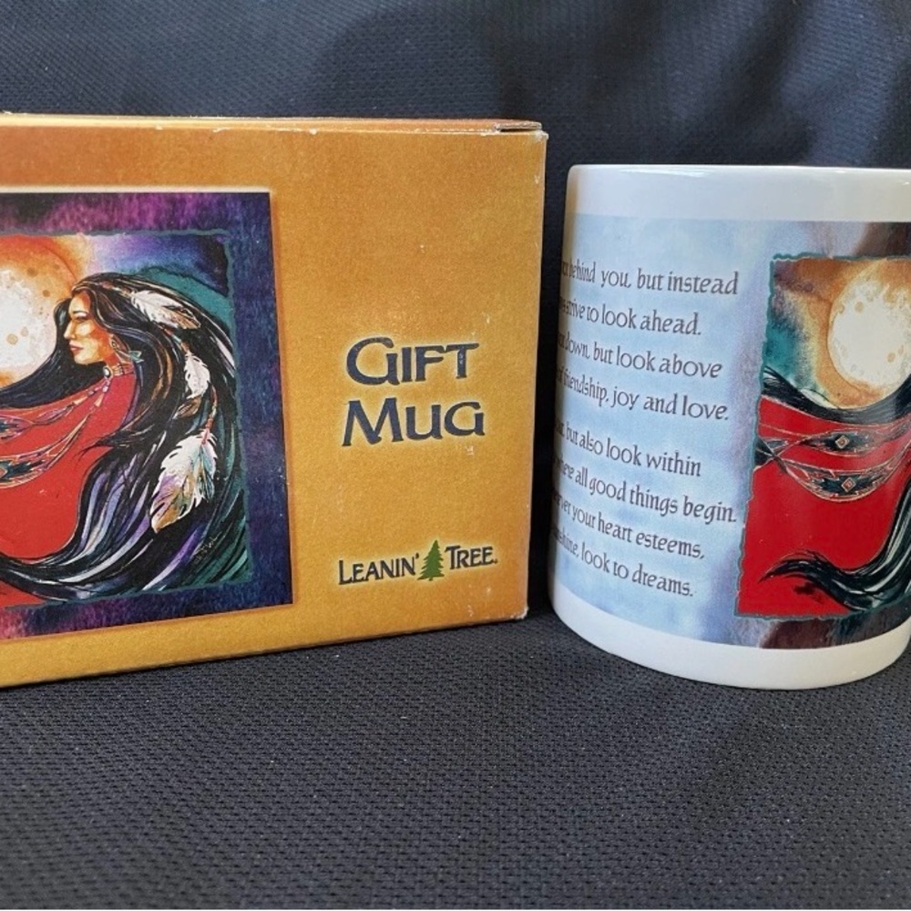 Leanin Tree Coffee Mug
Jan Taylor 
Look Not Behind You...'